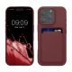 Pouzdro Kwmobile pro Apple iPhone 16 Pro, tmavě červené, silikonové, KWM000022UH006C