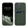 Silikonový kryt Kwmobile pro Apple iPhone 16 Pro Max, tmavě zelený, KWM000022UI002C