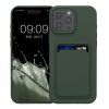 Silikonový kryt Kwmobile pro Apple iPhone 16 Pro Max, tmavě zelený, KWM000022UI002C