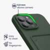 Silikonový kryt Kwmobile pro Apple iPhone 16 Pro Max, tmavě zelený, KWM000022UI002C