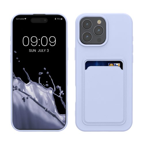 Silikonový kryt Kwmobile pro Apple iPhone 16 Pro Max, modrý, KWM000022UI003C
