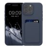 Silikonový kryt Kwmobile pro Apple iPhone 16 Pro Max, tmavě modrý, KWM000022UI004C