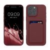 Silikonový kryt Kwmobile pro Apple iPhone 16 Pro Max, tmavě červený, KWM000022UI006C