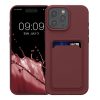 Silikonový kryt Kwmobile pro Apple iPhone 16 Pro Max, tmavě červený, KWM000022UI006C