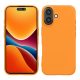 Pouzdro Kwmobile pro Apple iPhone 16, oranžové, silikonové, KWM000022UJ001C