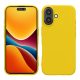 Pouzdro Kwmobile pro Apple iPhone 16, žluté, silikonové, KWM000022UJ002C