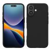 Pouzdro Kwmobile pro Apple iPhone 16, černé, silikonové, KWM000022UJ003C
