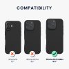 Silikonový kryt Kwmobile pro Apple iPhone 16 Pro Max, černý, KWM000022UL002C