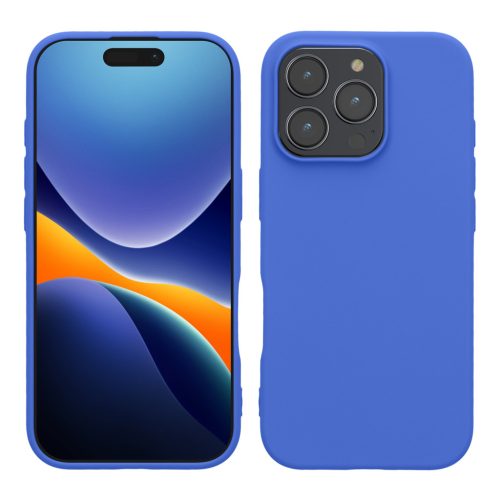 Silikonový kryt Kwmobile pro Apple iPhone 16 Pro Max, modrý, KWM000022UL004C