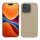 Pouzdro Kwmobile pro Apple iPhone 16 Pro Max, krémové, silikonové, KWM000022UL005C