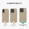 Pouzdro Kwmobile pro Apple iPhone 16 Pro Max, krémové, silikonové, KWM000022UL005C