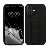 Silikonový kryt Kwmobile pro Apple iPhone 16, černý, KWM000022UM003C