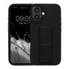 Silikonový kryt Kwmobile pro Apple iPhone 16, černý, KWM000022UM003C