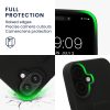 Silikonový kryt Kwmobile pro Apple iPhone 16, černý, KWM000022UM003C