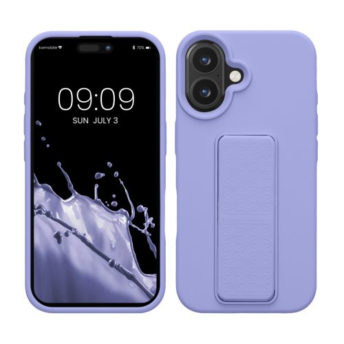 Silikonový kryt Kwmobile pro Apple iPhone 16, modrý, KWM000022UM004C