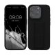 Silikonový kryt Kwmobile pro Apple iPhone 16 Pro, černý, KWM000022UN003C