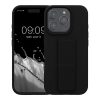 Silikonový kryt Kwmobile pro Apple iPhone 16 Pro, černý, KWM000022UN003C