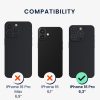 Silikonový kryt Kwmobile pro Apple iPhone 16 Pro, černý, KWM000022UN003C