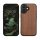Pouzdro Kwmobile pro Apple iPhone 16, hnědé, dřevo/silikon, KWM000022UP001C