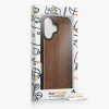 Pouzdro Kwmobile pro Apple iPhone 16, hnědé, dřevo/silikon, KWM000022US001C