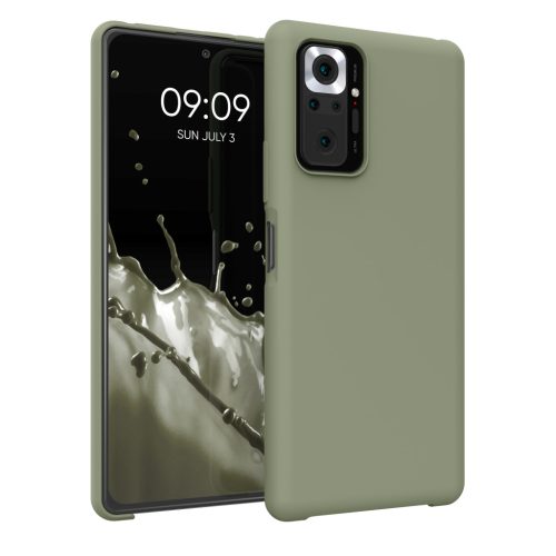 Pouzdro Kwmobile pro Xiaomi Redmi Note 10 Pro, světle zelené, silikonové, KWM000012OI009C