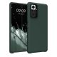 Pouzdro Kwmobile pro Xiaomi Redmi Note 10 Pro, tmavě zelené, silikonové, KWM000012OI010C