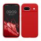 Pouzdro Kwmobile pro Google Pixel 8a, červené, silikonové, KWM000020KQ033C