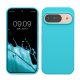 Pouzdro Kwmobile pro Google Pixel 9/Pixel 9 Pro, světle modré, silikonové, KWM000020PI017C