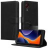 Sada pouzdra a ochranné fólie Kwmobile pro Samsung Galaxy Xcover 5, černá, ekokůže/silikon, KWM000021UY001C
