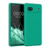 Pouzdro Kwmobile pro Google Pixel 6a, zelené, silikonové, KWM000015FZ058C