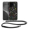 Pouzdro Kwmobile se šňůrkou na krk pro Xiaomi Redmi Note 12 Pro 5G, vícebarevné, silikonové, KWM000018CU004C