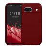 Pouzdro Kwmobile pro Google Pixel 8a, červené, silikonové, KWM000020KQ036C