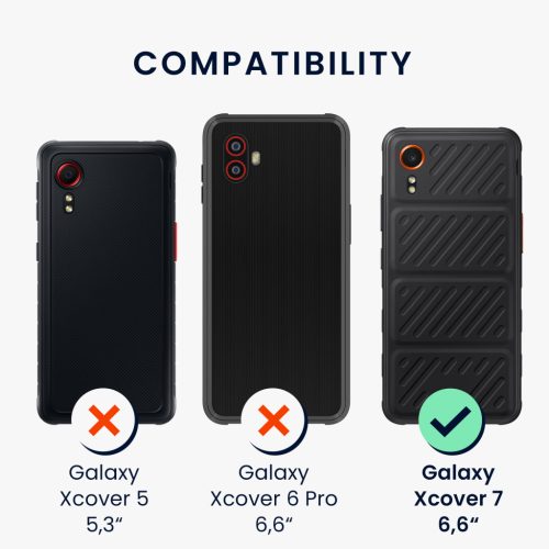 Silikonový kryt Kwmobile pro Samsung Galaxy Xcover 7, modrý, KWM000021VH004C
