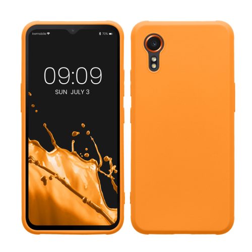 Silikonový kryt Kwmobile pro Samsung Galaxy Xcover 7, oranžový, KWM000021VH005C