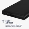 Pouzdro Kwmobile pro Samsung Galaxy A12, černé, ekokůže/silikon, KWM000021VO001C