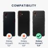 Pouzdro Kwmobile pro Samsung Galaxy Xcover 7, černé, ekokůže/silikon, KWM000021VQ001C