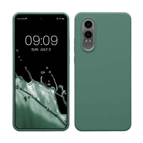 Pouzdro Kwmobile pro OnePlus Nord CE4 Lite, zelené, silikonové, KWM000022UZ002C