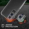 Pouzdro Kwmobile se šňůrkou pro OnePlus Nord CE4 Lite, průhledné/černé, silikonové, KWM000022VA001C
