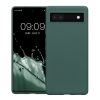 Pouzdro Kwmobile pro Google Pixel 6a, zelené, silikonové, KWM000015OO023C