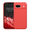 Pouzdro Kwmobile pro Google Pixel 8a, červené, silikonové, KWM000020KQ050C