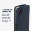 Pouzdro Kwmobile pro Samsung Galaxy Xcover 5, tmavě modré, ekokůže/silikon, KWM000012NW002C