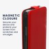 Pouzdro Kwmobile pro Samsung Galaxy Xcover 5, červené, ekokůže/silikon, KWM000012NW003C