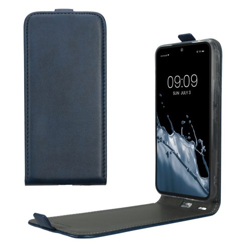 Pouzdro Kwmobile pro Samsung Galaxy A54 5G, tmavě modré, ekokůže/silikon, KWM000018TT002C