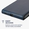 Pouzdro Kwmobile pro Samsung Galaxy A54 5G, tmavě modré, ekokůže/silikon, KWM000018TT002C