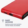 Pouzdro Kwmobile pro Samsung Galaxy A54 5G, červené, ekokůže/silikon, KWM000018TT003C