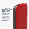 Pouzdro Kwmobile pro Samsung Galaxy A54 5G, červené, ekokůže/silikon, KWM000018TT003C