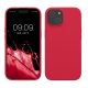 Pouzdro Kwmobile pro Apple iPhone 15, růžové, silikonové, KWM000020CA011C
