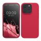 Silikonový kryt Kwmobile pro Apple iPhone 15 Pro, růžový, KWM000020CC037C