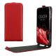Pouzdro Kwmobile pro Samsung Galaxy A15 5G, červené, ekokůže/silikon, KWM000021OM003C