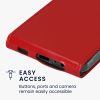 Pouzdro Kwmobile pro Samsung Galaxy A15 5G, červené, ekokůže/silikon, KWM000021OM003C